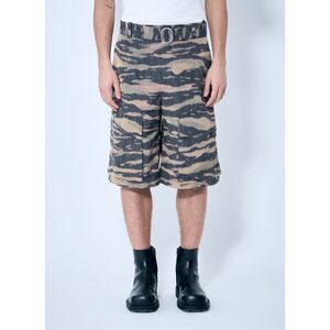Jil Sander Men Belted Camo Shorts